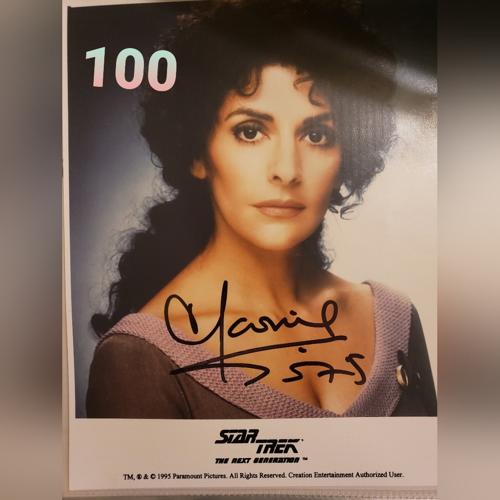 Star Trek Autographs Marina Sirtis